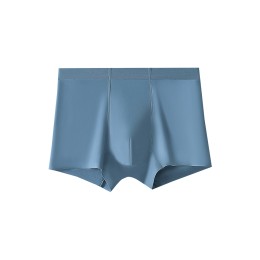 Customized seamless boxer briefs, solid color men's underwear, double-sided brushed men's boxer briefs 82.5% Nylon 17.5% spandex UW041 Customized seamless boxer briefs, solid color men's underwear, double-sided brushed men's boxer briefs 82.5% Nylon 17.5% spandex UW041